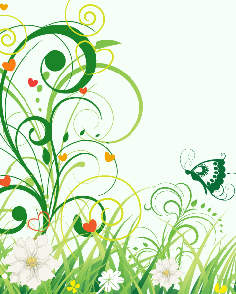 Abstract, Vector Vector Image Vector Abstract Floral Background 1