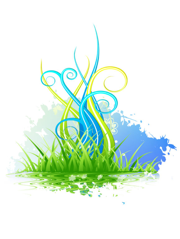 Abstract, Creative Vector Background Vector Spring Abstract Illustration 1