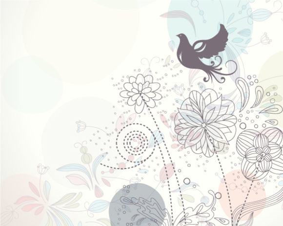Best Illustration Vector Background: Floral Background Vector Background Illustration 1