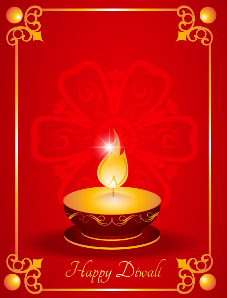 Greeting Vector Vector Diwali Greeting Card 1