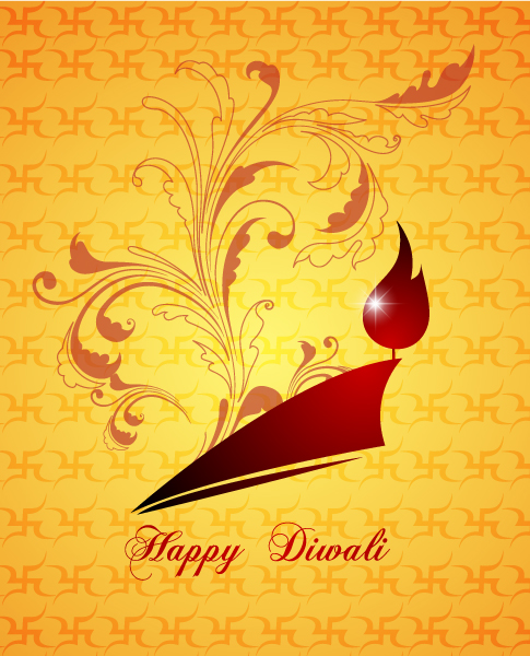 Diwali Vector Background Vector Diwali Greeting Card 1