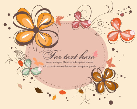 Vector, Butterflies Vector Design Butterflies With Floral Vector Illustration 1
