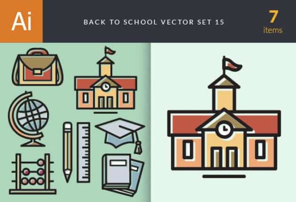 Back To School Vector Set 15 1