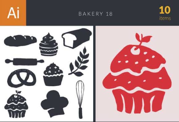 Bakery Vector Set 18 1