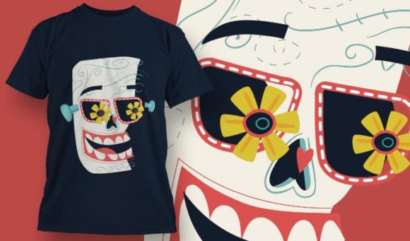 Skull T-Shirt Design 1387 1