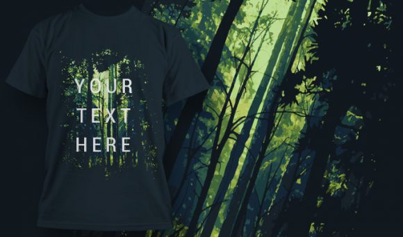 Forest T-Shirt Design 1419 1