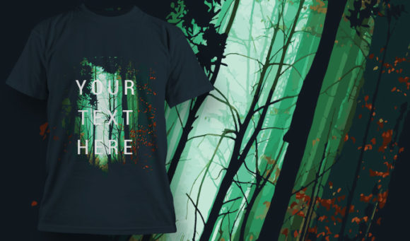 Forest T-Shirt Design 1420 1