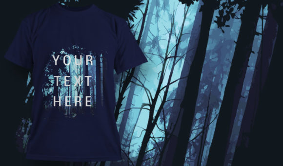 Forest T-Shirt Design 1422 1