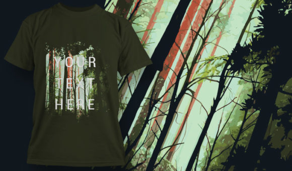 Forest T-Shirt Design 1423 1