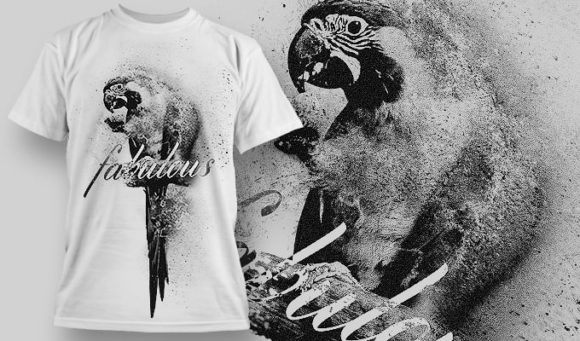 Parrot T-Shirt Design 1431 1
