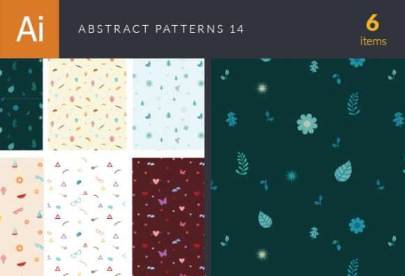 Abstract Vector Patterns Vector Set 14 1
