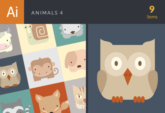 Animals Vector Set 4 1