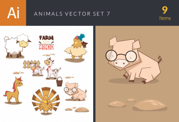 Animals Vector Set 7 1