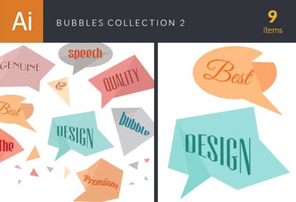 Bubbles Collection Vector Set 2 1