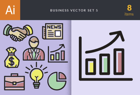 Designtnt-business Doodles Vector Set 5-vector 1