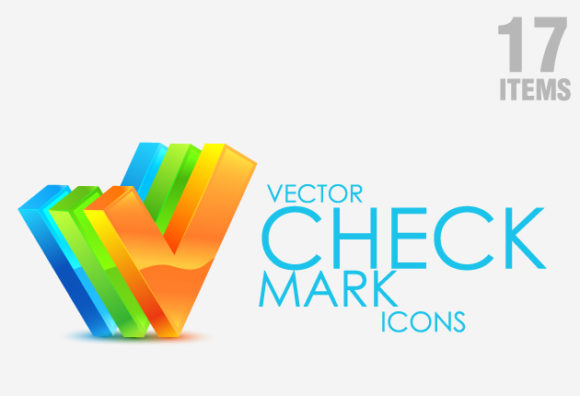 Check Mark Vector Set 1