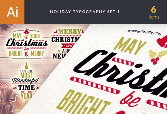 Christmas Typography Vector 1 1