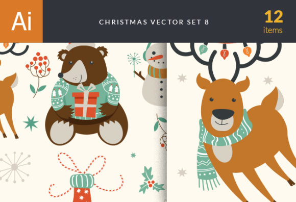 Christmas Vector Set 8 1