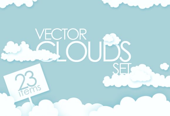 Cloudy Collection Vector 1