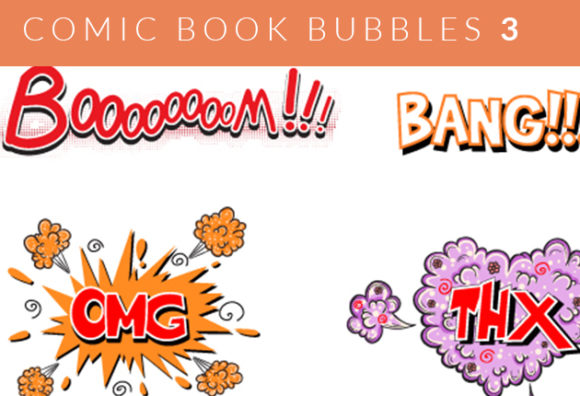 Comic Bubbles 2 Vector 1
