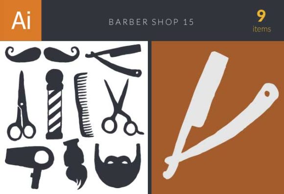 Barber Shop Set 15 1