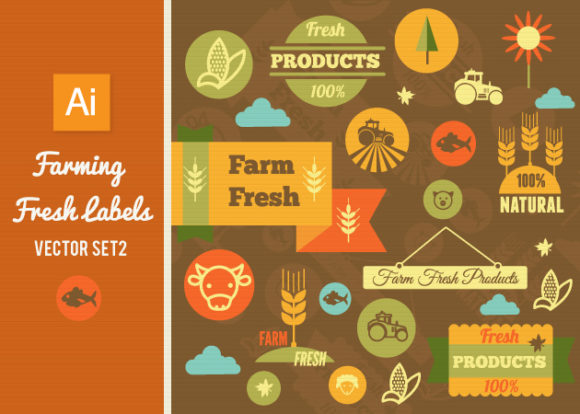 Farming Fresh Labels Set 2 1