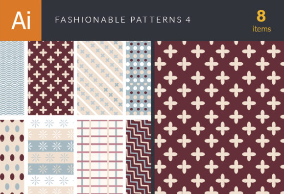 Fashionable Vector Patterns Set 4 1