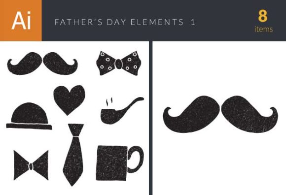 Father's Day Elements Set 1 1