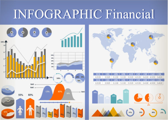 Financial Infographic Vector 1