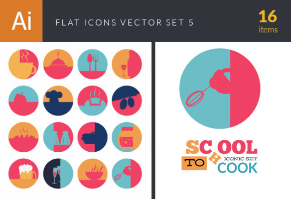Flat Icons Set 5 1
