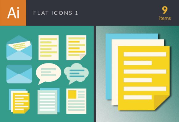Flat Icons Vector Set 1 1