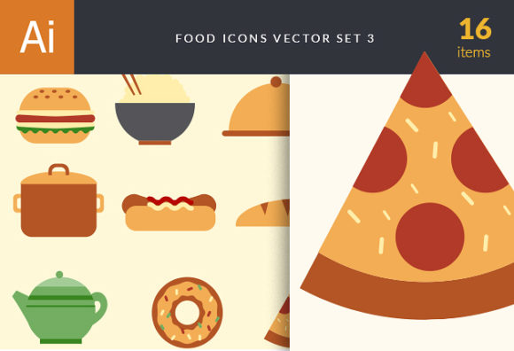 Food Icons Vector Set 3 1