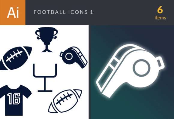 Football Icons Vector Set 1 1