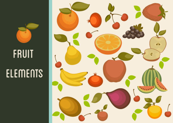 Fruits Vector Icons Set 1 1