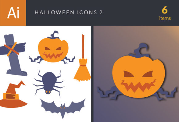 Halloween Vector Icons Set 2 1