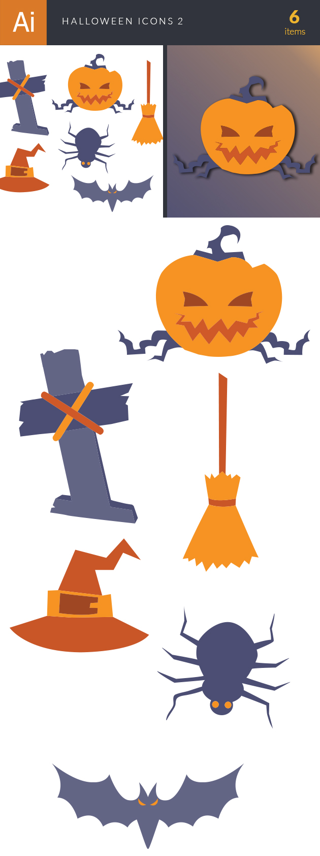 Halloween Vector Icons Set 2 2
