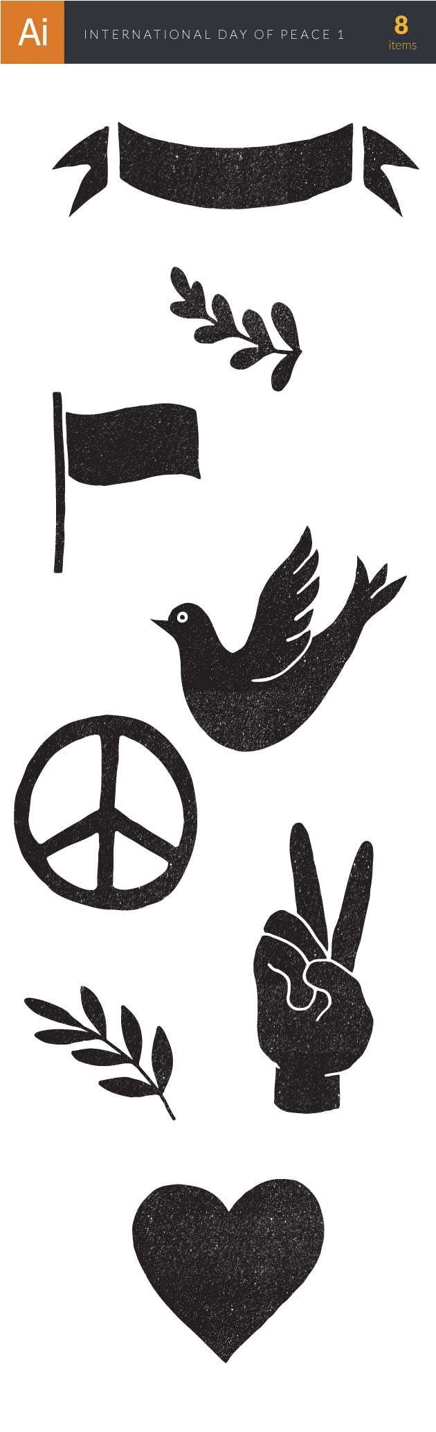 International Day of Peace Elements Set 1 2