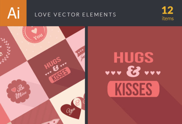 Love Elements Vector 1