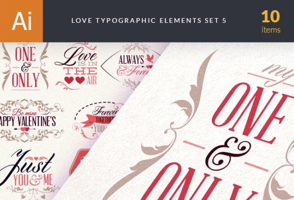 Love Typography Set 4 1