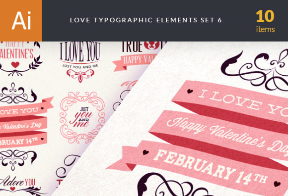 Love Typography Set 5 1
