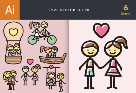 Love Vector Set 20 1
