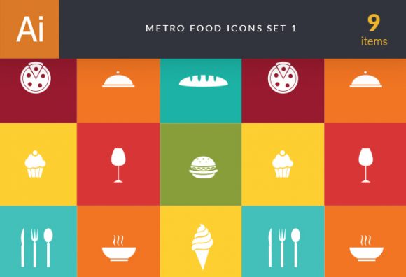 Metro Food Icons 1 1