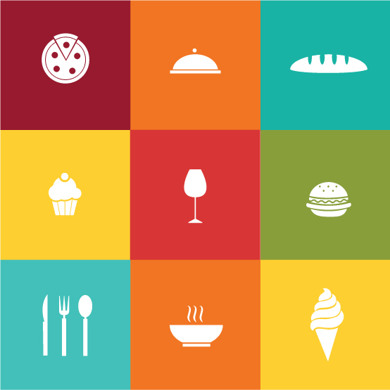 Metro Food Icons 1 2