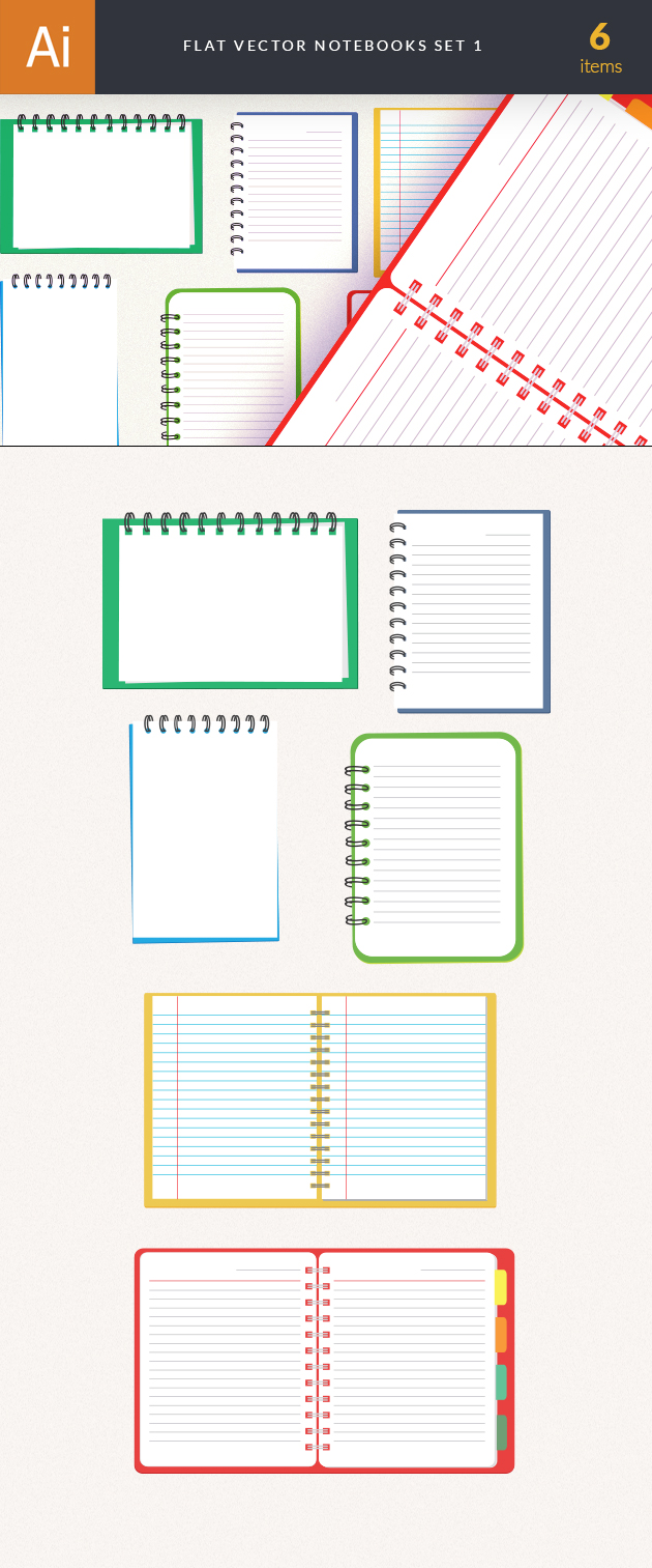 Notebook Mock-ups Set 2