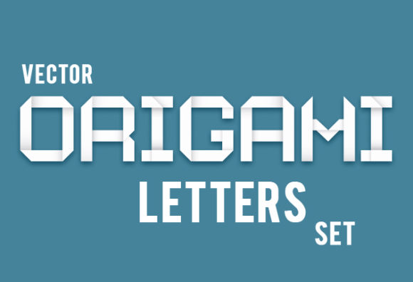 Origami Alphabet Letters And Numbers 1