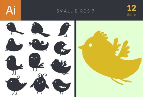 Small Birds Set 7 1