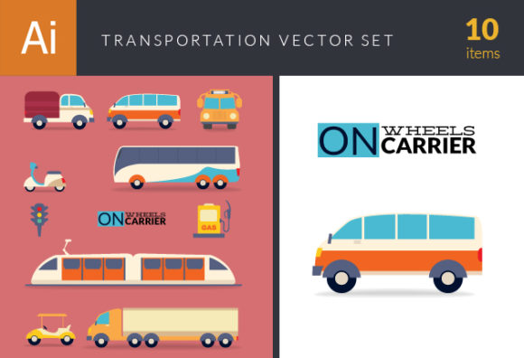 Transportation Vector Set 1 1