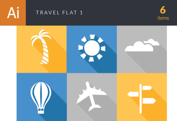 Travel Flat Vector Set 1 1