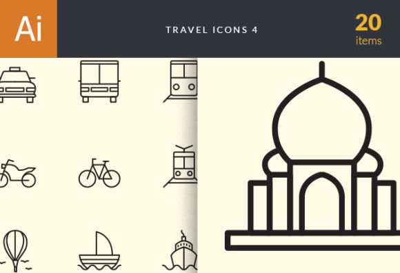 Travel Icons Set 4 1