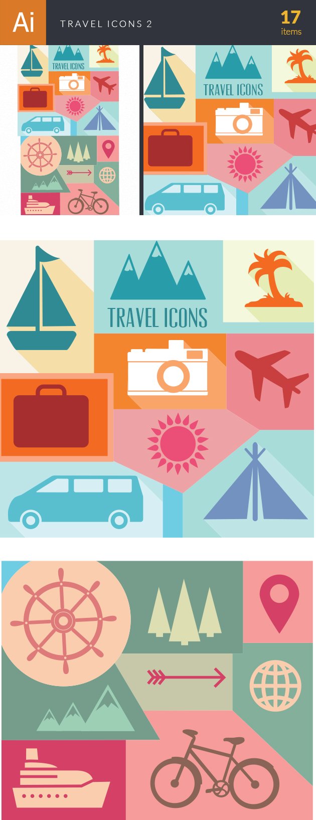 Travel Icons Vector Set 2 2